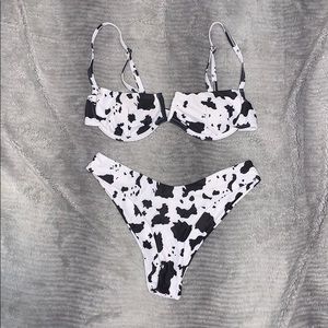 Funky Cow Print Bikini